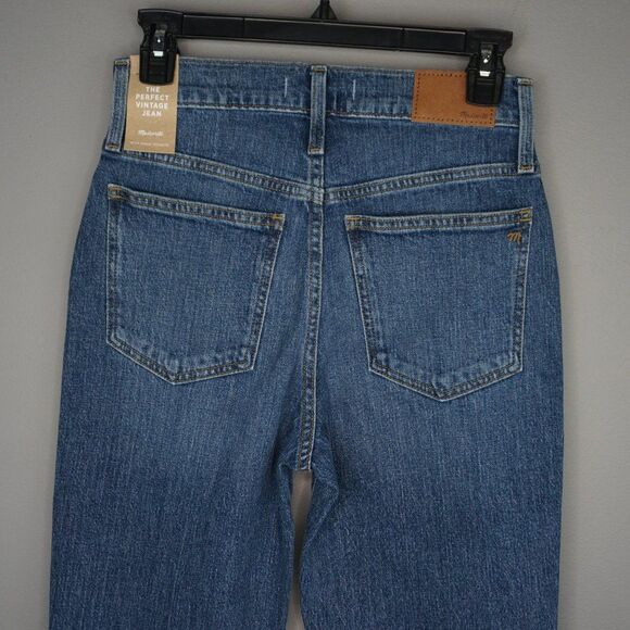 New Madewell The Perfect Vintage High Rise Tapered Leg Jeans size 25 - Picture 9 of 15